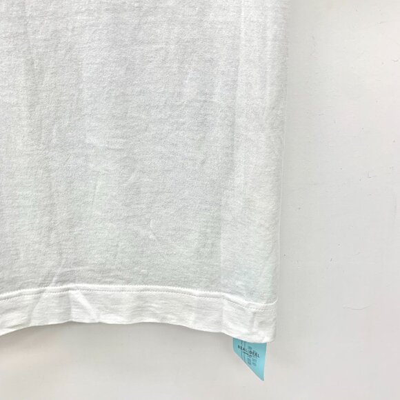 Fendi Black & White Color-Blocked "Freedom" Print Cotton Round-Neck Short-Sleeve - Picture 5 of 7